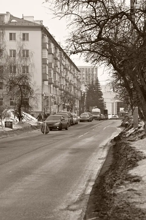 Ижевск в черно-белом 2026г., кадр 9