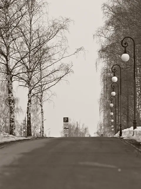 Ижевск в черно-белом 2026г., кадр 13