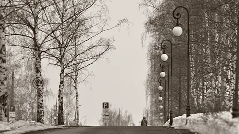Ижевск в черно-белом 2026г., кадр 12